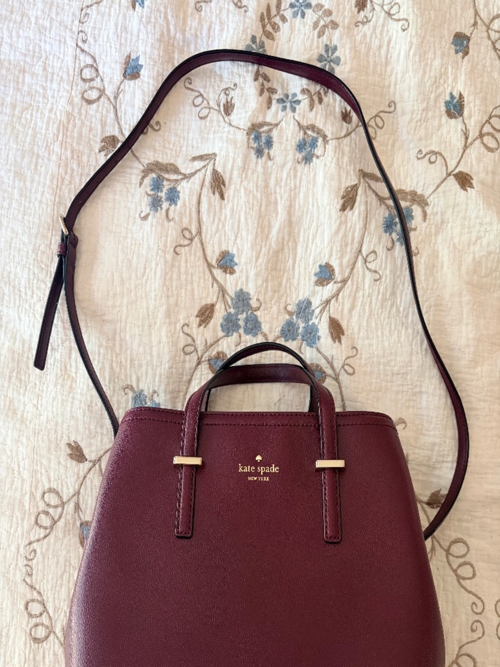 Kate Spade Evangelie saffiano leather bag